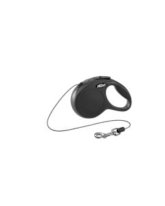 Flexi jalutusrihm New Classic cord XS, must / 3m