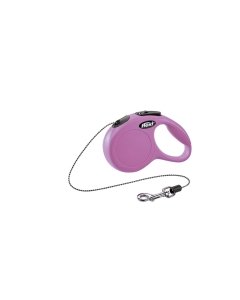 Flexi jalutusrihm New Classic cord XS, roosa / 3m