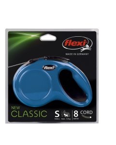 Flexi nöörrihm Classic S / 8m / sinine / max. 12kg