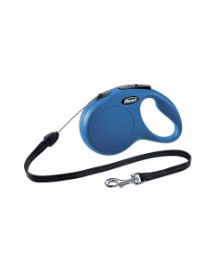 Flexi nöörrihm Classic S / 8m / sinine / max. 12kg