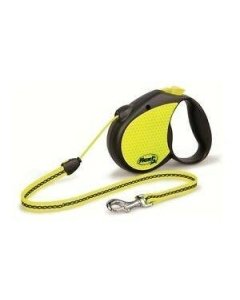 Flexi jalutusrihm Neon Reflect M cord / 5m