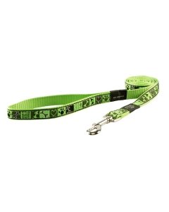 Jalutusrihm Rogz Fancy Dress L 20mm Beach Bum /  Lime Juice muster