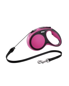 Flexi jalutusrihm New Comfort cord M / roosa / 5m