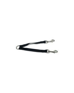Beeztees jalutusrihma jagaja Coupling, must / 2X17,5X15cm