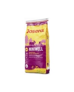 Josera koeratoit Miniwell  väikestele koeratõugudele / 15kg