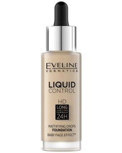 Jumestuskreem Eveline Liquid Control / 32ml 030 Sand Beige