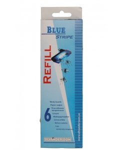 Kärbselamp Stripe Silva liimplaadid / 6tk.pakis 