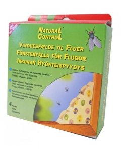 Kärbsepüünis aknale kolmnurkne Swissinno Natural Control / 4tk