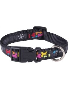 Kaelarihm Scooter Multi Bone / must / 16mm / 26-40cm