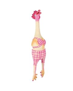 Mänguasi koertele Kana, originaal loomaheli, lateks, 48 cm