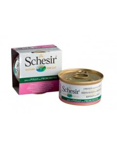 Schesir kassitoit Cat kana ja singiga / 85g