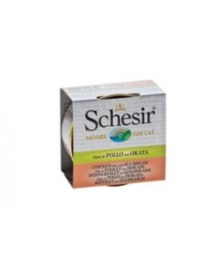 Schesir kassitoit Cat kanafilee ja merikogrega / 70g