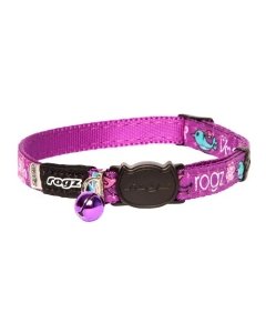 Kassi kaelarihm Rogz Fancycat lilla Lovebirds 11mm/20-31cm
