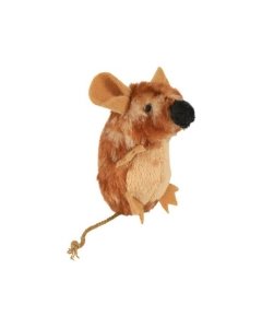 Kassi mänguasi Mouse / 8cm / pruun häälega