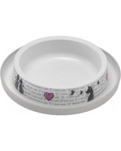 Kauss Trendy Dinner Cats in Love Grey White 210ml