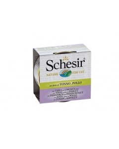 Schesir Cat kassikonserv tuunikala ja kanafileega / 70g