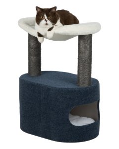 Kassimaja Meo scratching post, valge/sinine / Kassimaja Meo 72cm sinine/valge