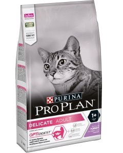 Pro Plan Cat Delicate kassitoit kalkuni ja riisiga/ 1,5kg
