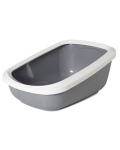Kassitualett Aseo Jumbo 67.5x48.5x28cm valge/hall