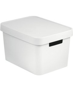 Kast kaanega / 17l / valge