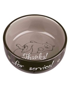 Kauss kassidele Thanks for Service, keraamiline, 0,3 l/ø 11 cm