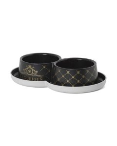 Record sööginõu Double Linea Luxurious 2x ø 9,5cm – 0,35L