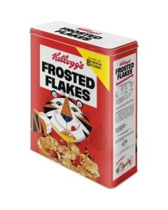 Metallpurk / XL / 3D Kellogg's Frosted Flakes Tony Tiger punane / LM