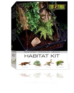 Klaasist terraarium - Exo Terra Habitat Kit Rainforest / 45х45х60cm (PT2662)