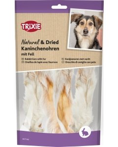 Koera maius jänese kõrvad karvaga / 100g