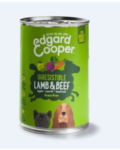 Edgard Cooper koerakonserv lamba- ja veiselihaga / 400g