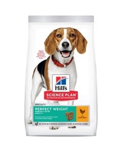 Hill's Science Plan Weight koeratoit kanaga keskmisele koerale / 12kg