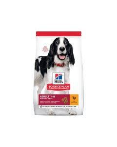 Hill's koeratoit Science Plan kanaga keskmisele koerale / 2,5kg