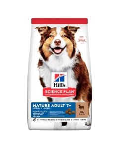 Hill's Science Plan Mature koeratoit lambaga keskmisele koerale / 2,5kg 