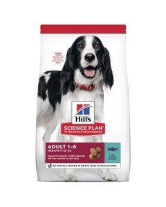 Hill's Science Plan koeratoit tuunikalaga keskmisele koerale / 2,5kg 
