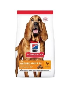 Hill's Light Mature koeratoit kanaga keskmisele koerale / 14kg