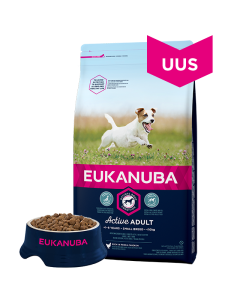 Eukanuba Adult Small Breed Chicken koeratoit 