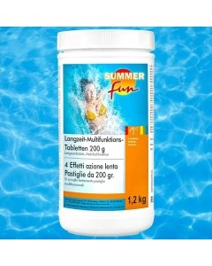 Kloori tablet ujumisbasseini skimmerisse / 1,2kg