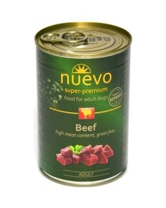 Konserv NUEVO täiskasvanud koertele - Loomalihaga 800g