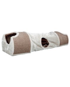Kratsimislaud Scratching tunnel light grey-brown / 110x30x38cm