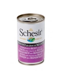 Schesir Cat kassikonserv tuunikala ja loomafileega / 140g