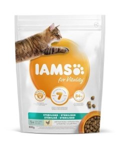 Kuiv täissööt IAMS CAT Adult Steriliseeritud kanaga 1,5 kg kassidele