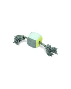 Beeztees kutsika mänguasi kuubik + nöör Kubi / 35X8X8CM