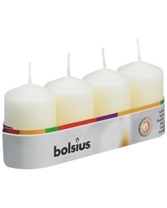 Küünal 40x60 / 7h / silinder / elevandiluu / 4tk