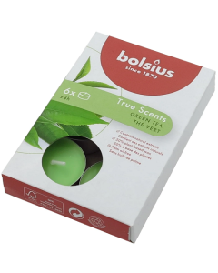 Lõhnateeküünal Roheline Tee True Scents 6tk / 4h