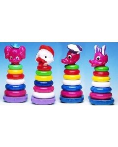Ladumistorn püramiid kiikuva alusega / 30cm