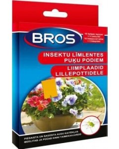 Bros liimplaadid lillepotile / 10tk