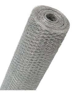 Linnuvõrk kuuskant silmaga 25mm / rulli kõrgus 0,5m / rullis 10m / ZN