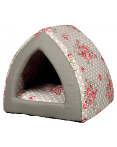 Magamiskoht Rose Cuddly Cave, taupe/white / 40x38x40cm
