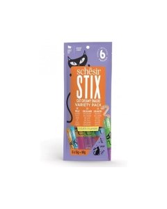 Maius kassidele Schesir STIX multipakk kanaliha, part, lõhe 6x15g