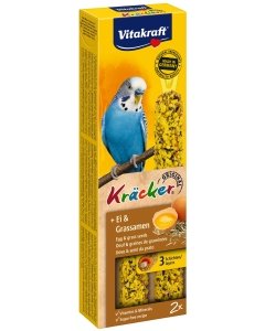 Vitakraft viirpapagoide maius Kräcker muna ja rohuseemnetega / 2tk.